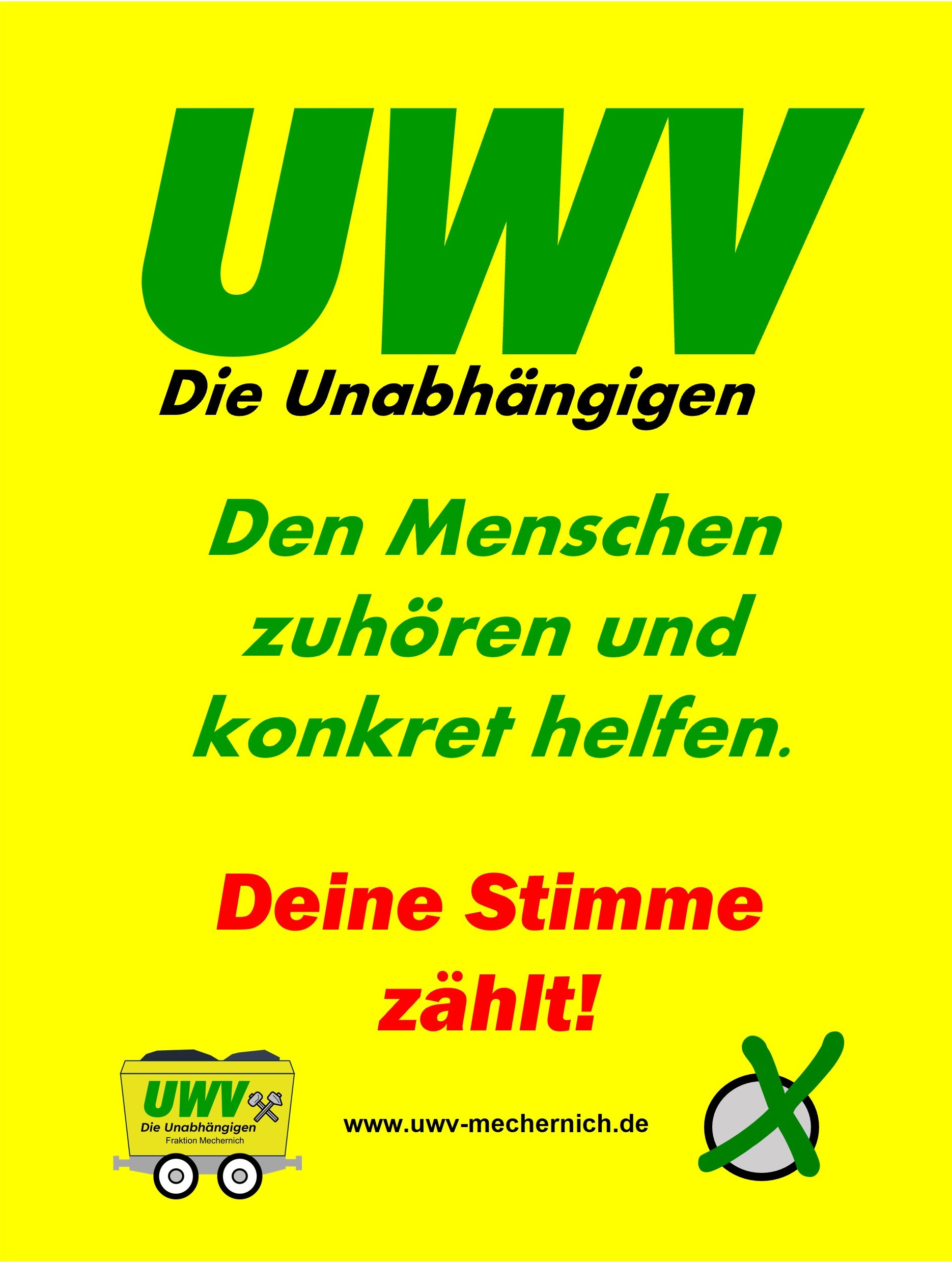 Wahlplakat 2025